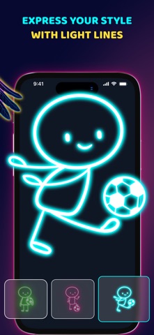 Neonimate: Glow Animation Draw screenshot