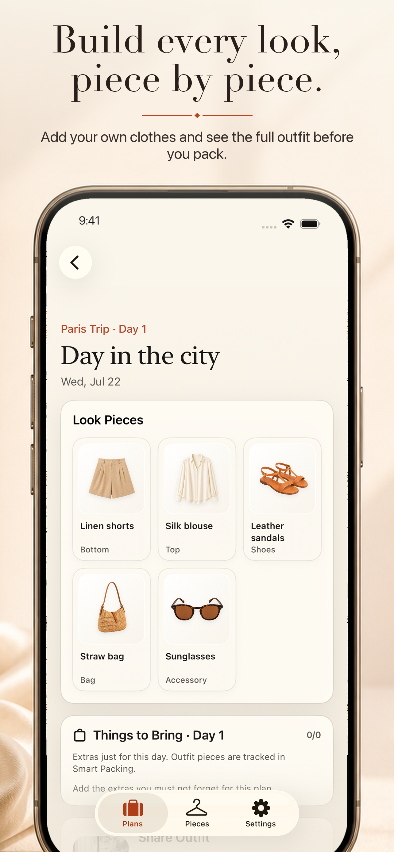 PackMyLook: Trip Outfits screenshot 4