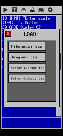 QuackBASIC: Code in BASIC screenshot