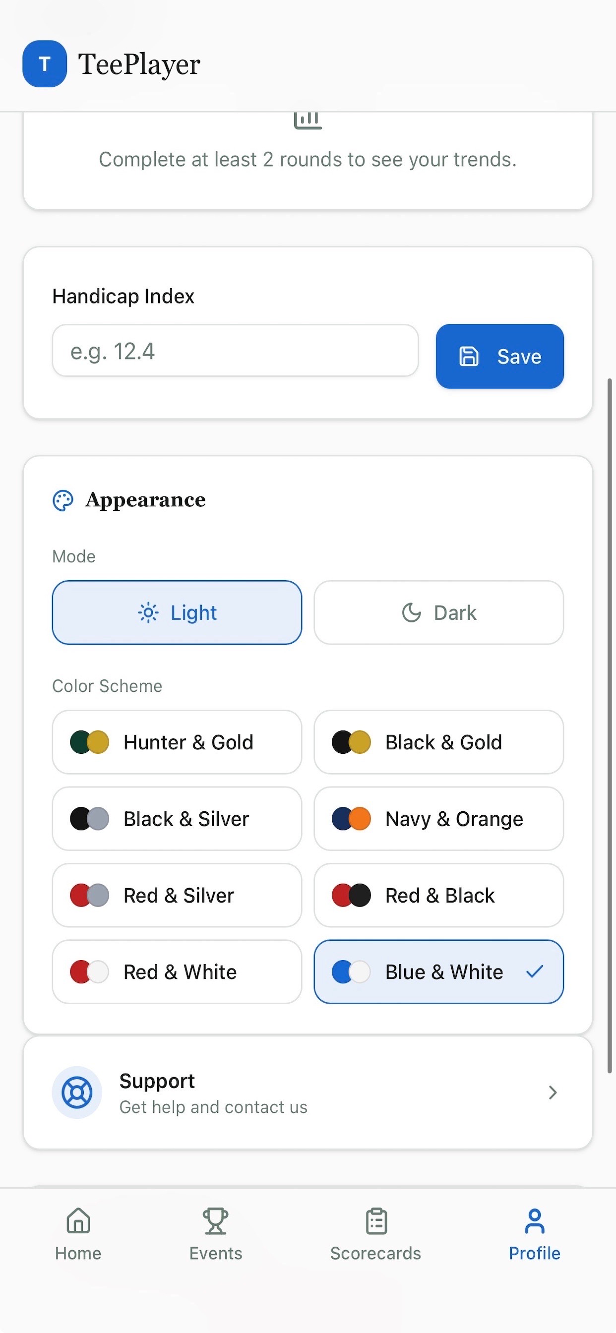 TeePlayer screenshot 4