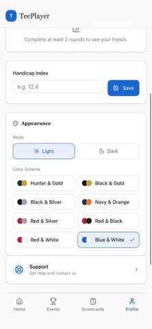 TeePlayer screenshot