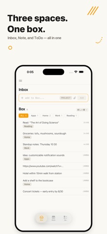 Box: notes & todos Screenshot 1 of 5