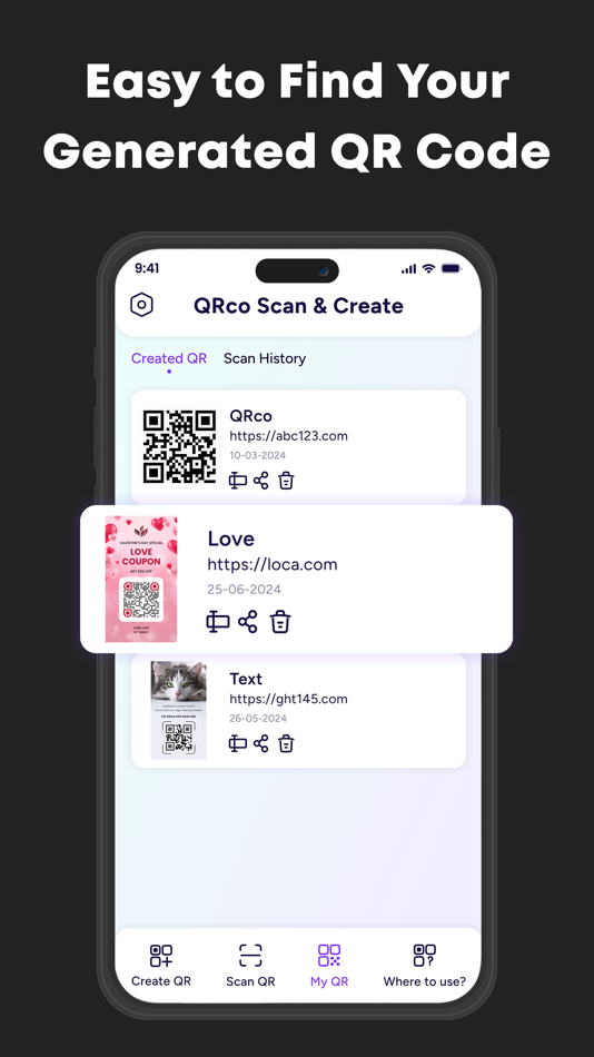 #10. QRco: Scan & Generate QR Code (iOS) By: Qtonz infosoft private limited