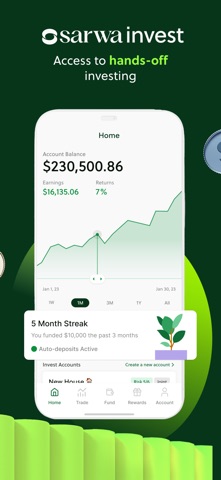 Sarwa: Invest, Trade & Save iPhone screenshot 3