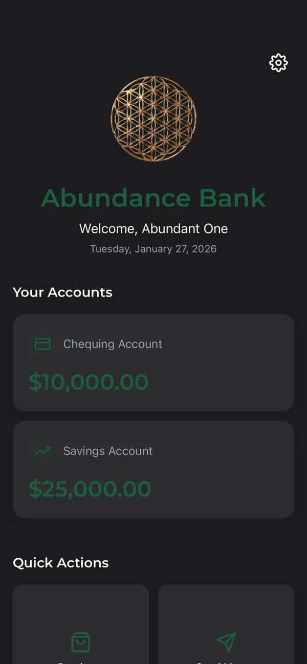 Screenshot #2 pour Abundance Bank