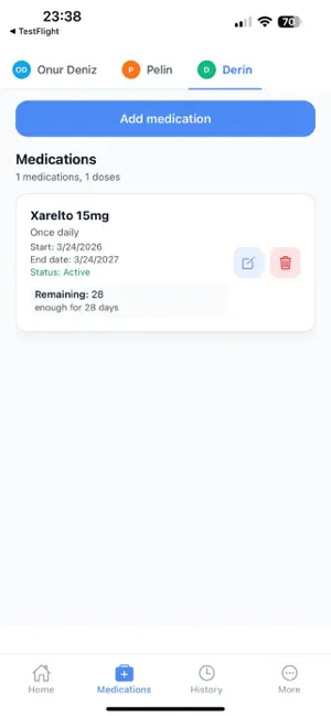 Dosely Pro: Medicine Reminder screenshot 2