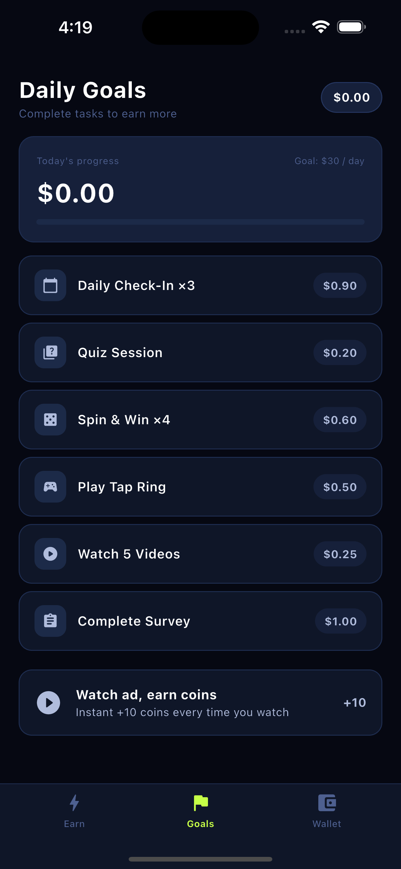Earn Money - Cash Rewards App screenshot 2