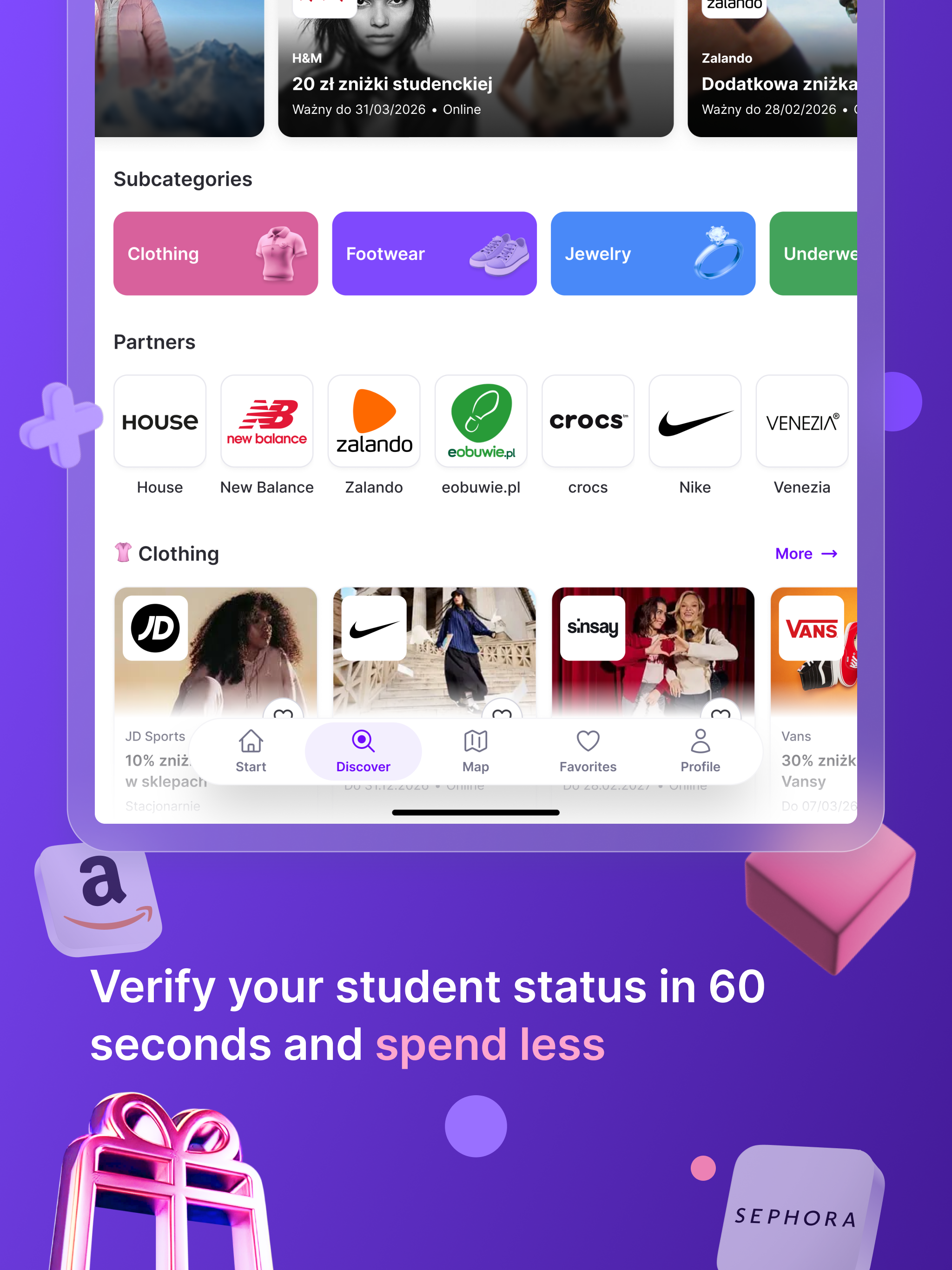 uniperks: student discounts