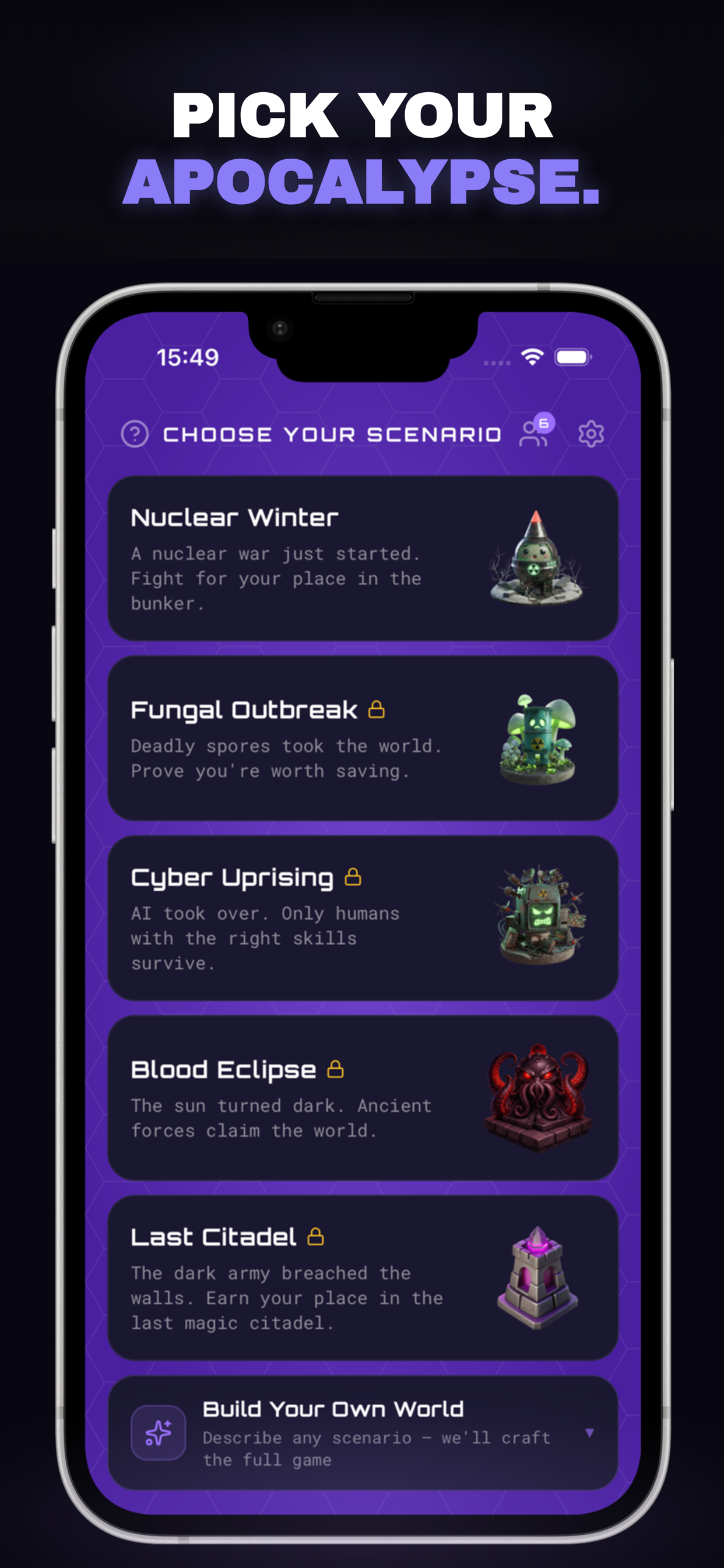 Bunker: Survival Party Game screenshot 3