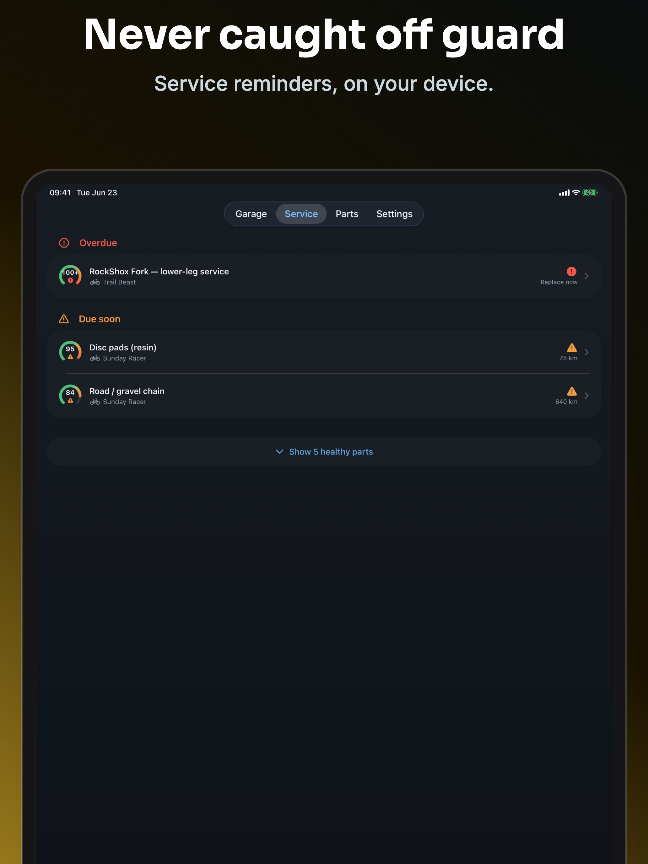 Cogbook: Bike Maintenance screenshot 15