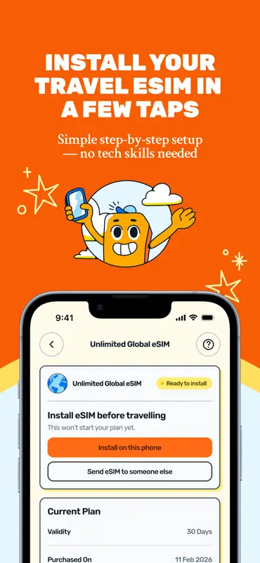 Simify eSIMs: Travel Connected screenshot 3 of 6
