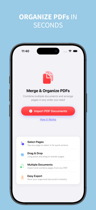 PDF Merger & Editor Screenshot 1 of 3