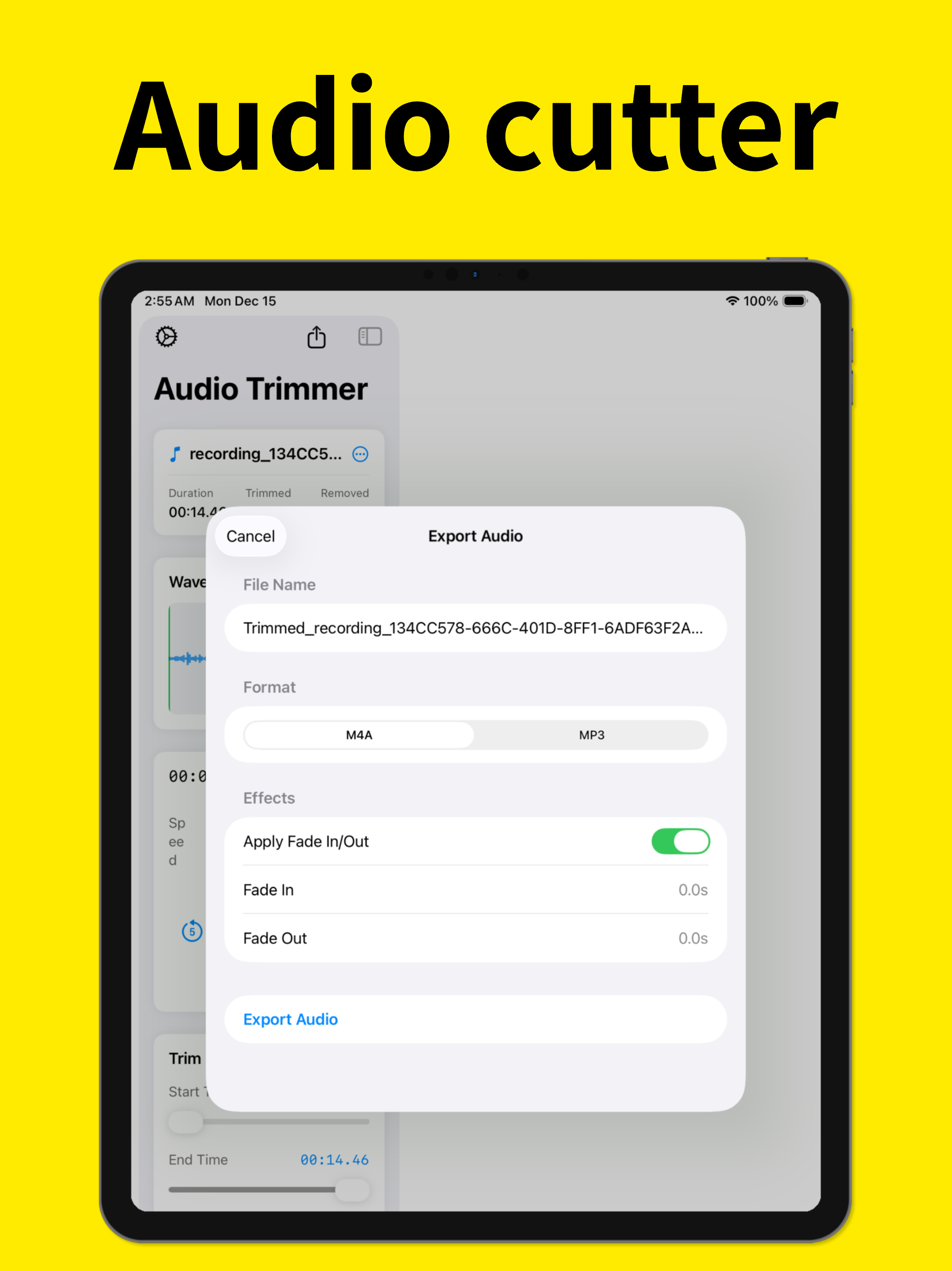 Audio Trimmer - MP3 Cutter