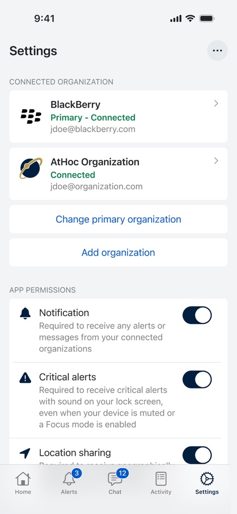 BlackBerry AtHoc - Business App | MWM