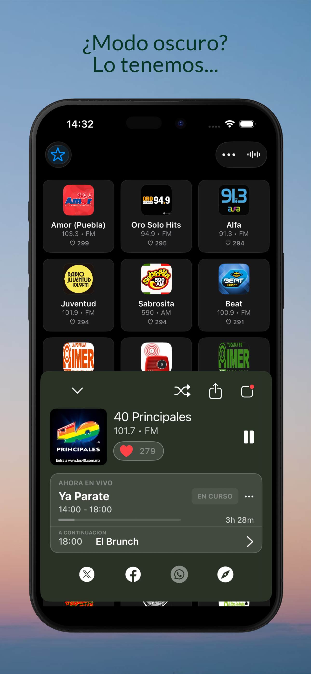 Radios México - AM y FM screenshot 3