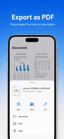 okLens - Document Scanner iPhone screenshot