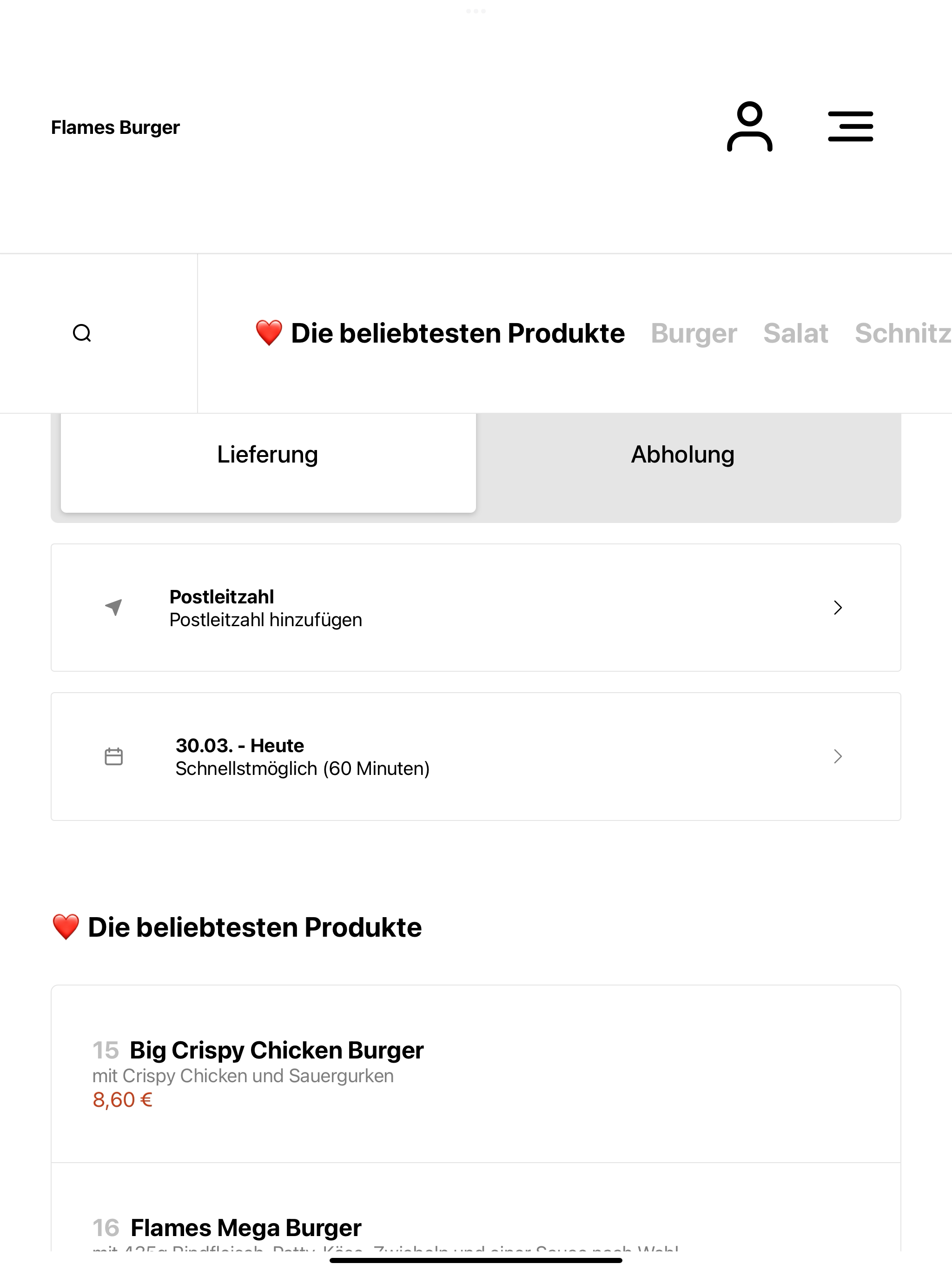 Flames Burger