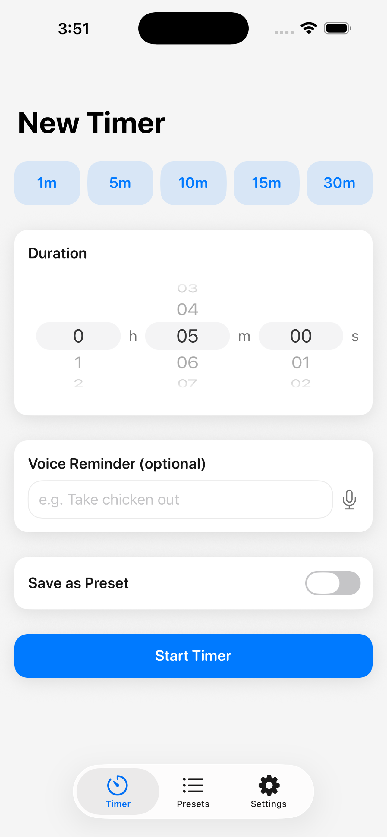 Simple Timer USA screenshot 5