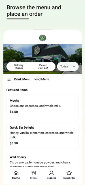 Quick Sip! screenshot 2