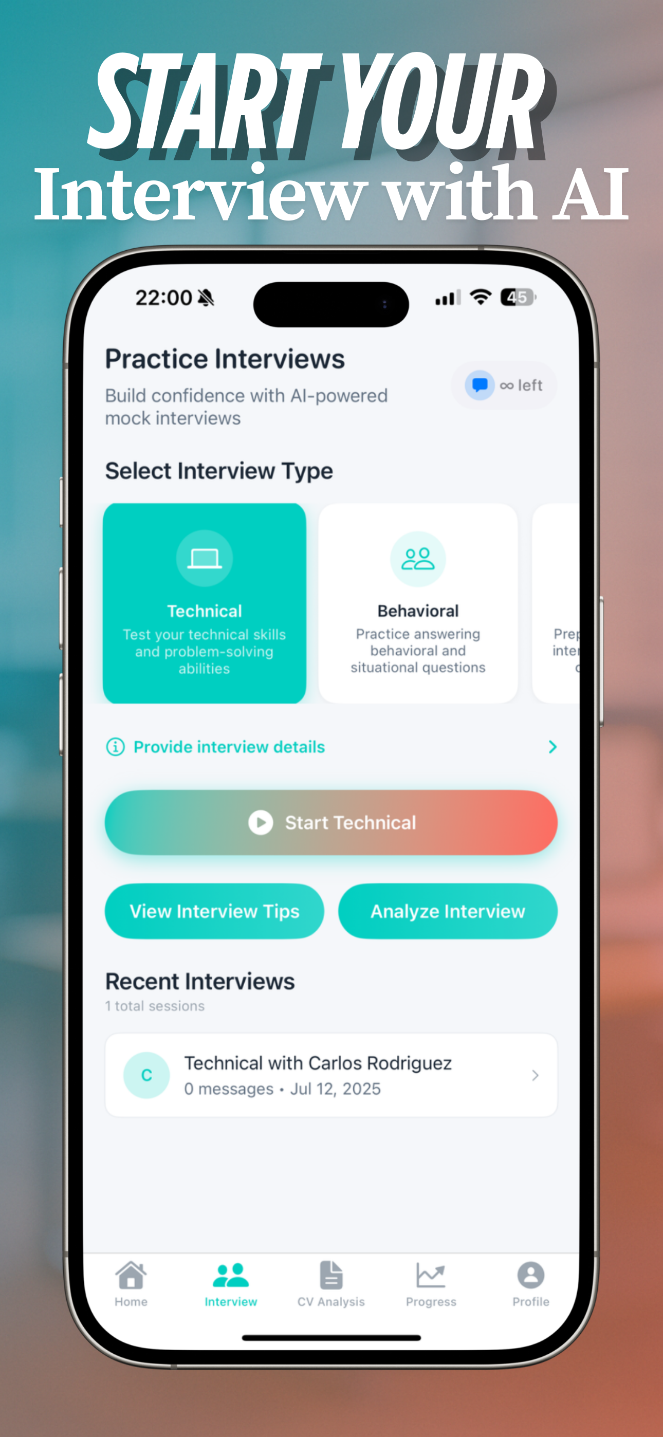 Evalio - AI Interview & CV
