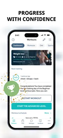 Fitness App: Screenshot 3 von 10
