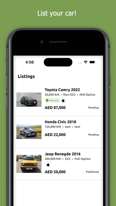 SellAnyCar.com Screenshot