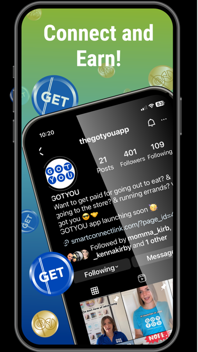 GOTYOU: Connect & Earn! Screenshot