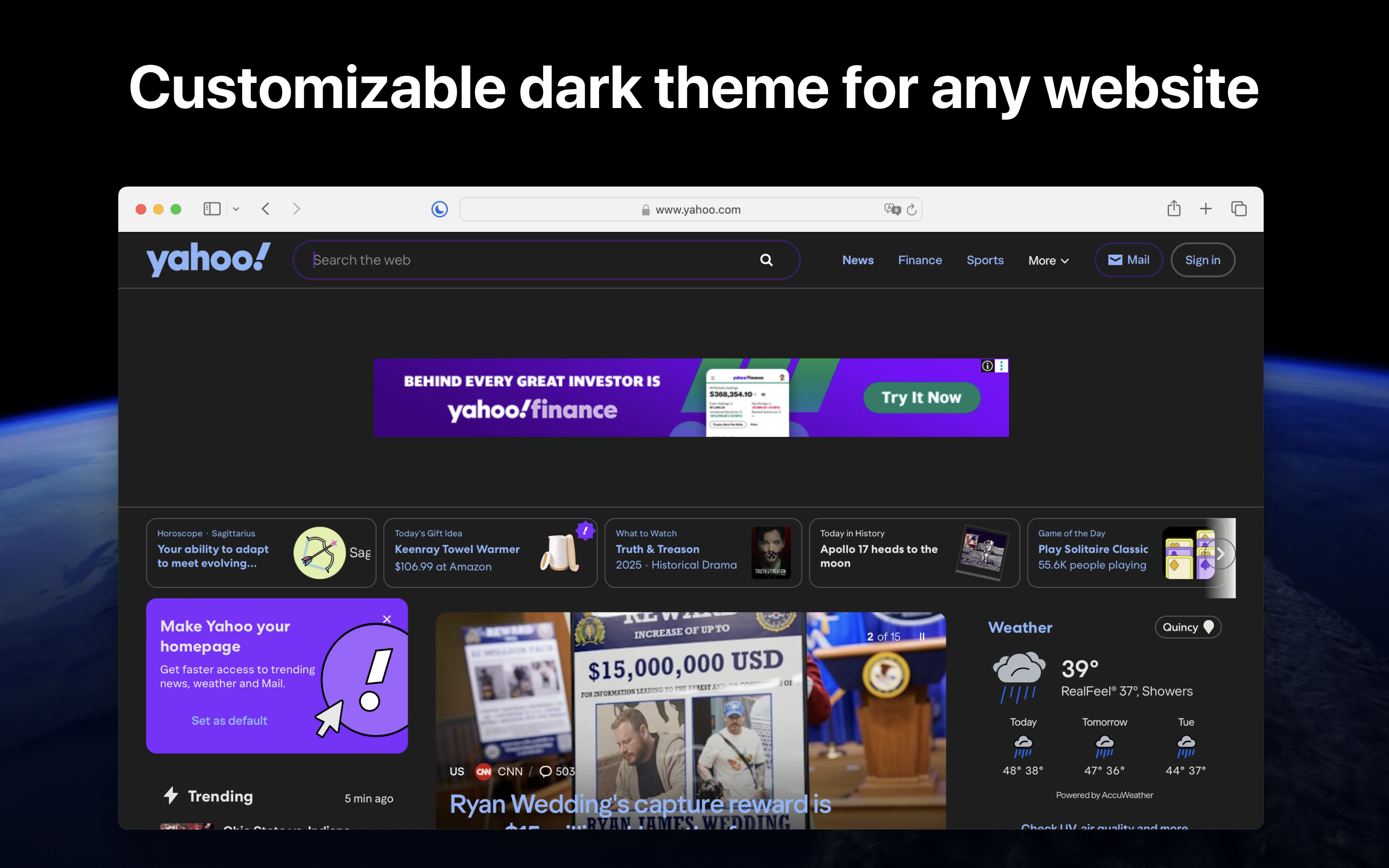 Dark Reader for Safari. screenshot 4