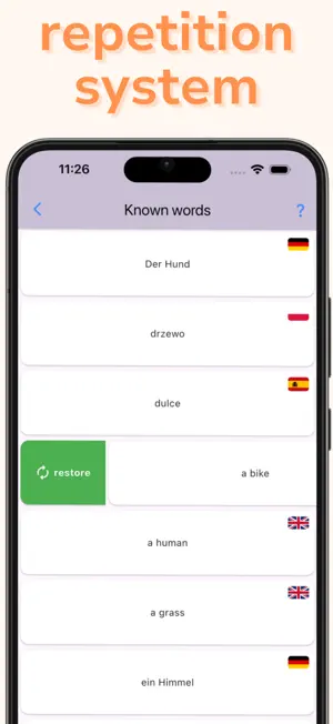 My flashcards: Vocabulary screenshot 2