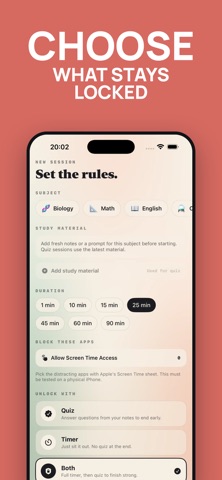 lockwork: study screen time Screenshot 3 of 6