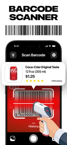 Barcode Scanner app‎ Screenshot 1 of 8