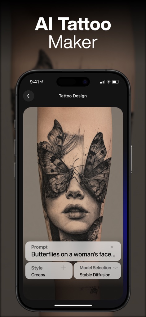 DaVinci - Image Generator AI - Unique Tattoo Designs