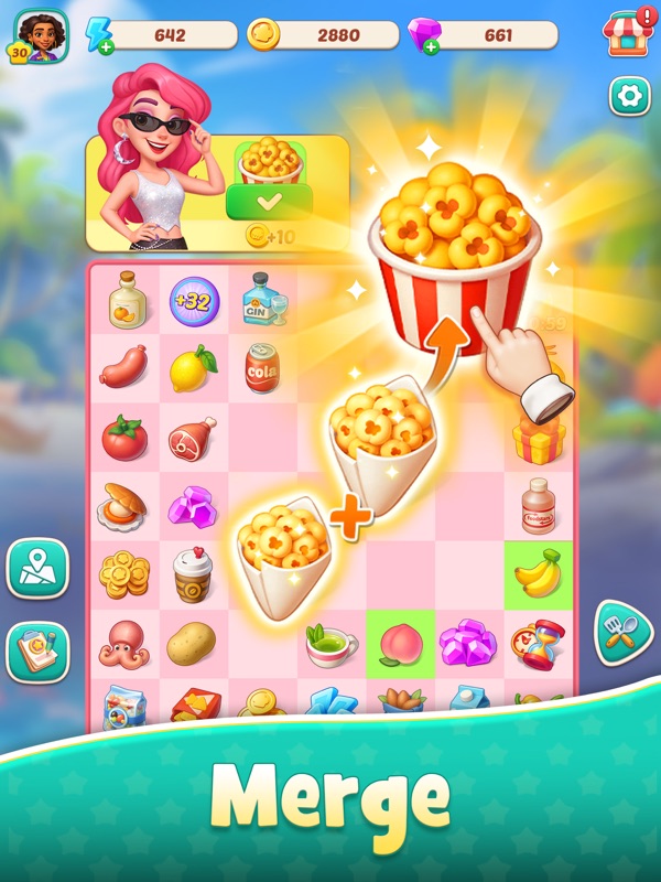Foodstars: Merge & Cook screenshot 10
