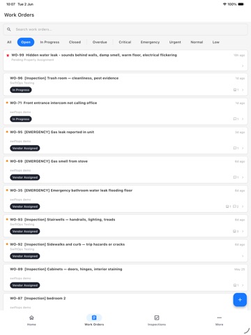 Swiftlane Operations iPad screenshot