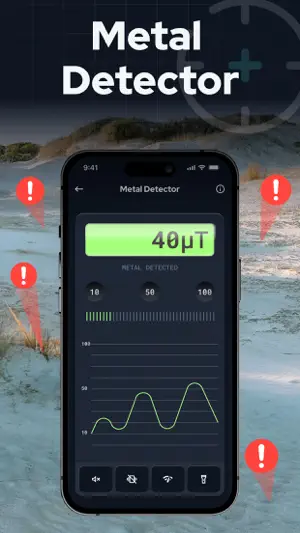 Metal Detector and Spy Camera screenshot 1