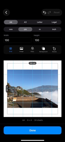Poster Printer: Tile Print iPhone screenshot