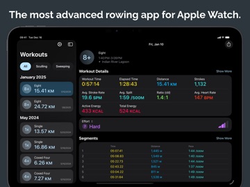 PocketCox - Rowing Workouts iPad screenshot