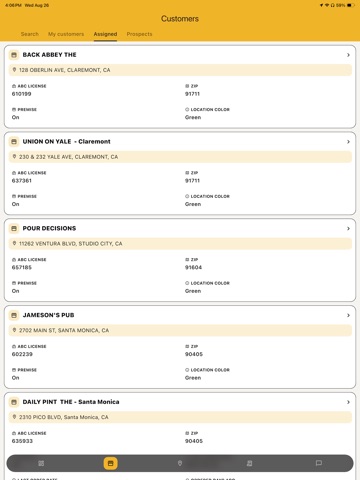RDI Sales iPad screenshot