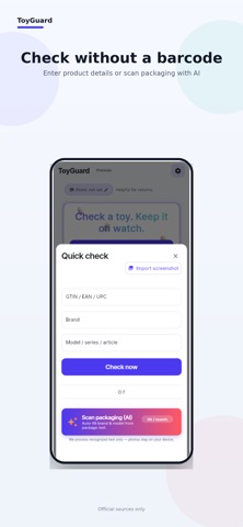 ToyGuard: Toy Safety Scanner screenshot