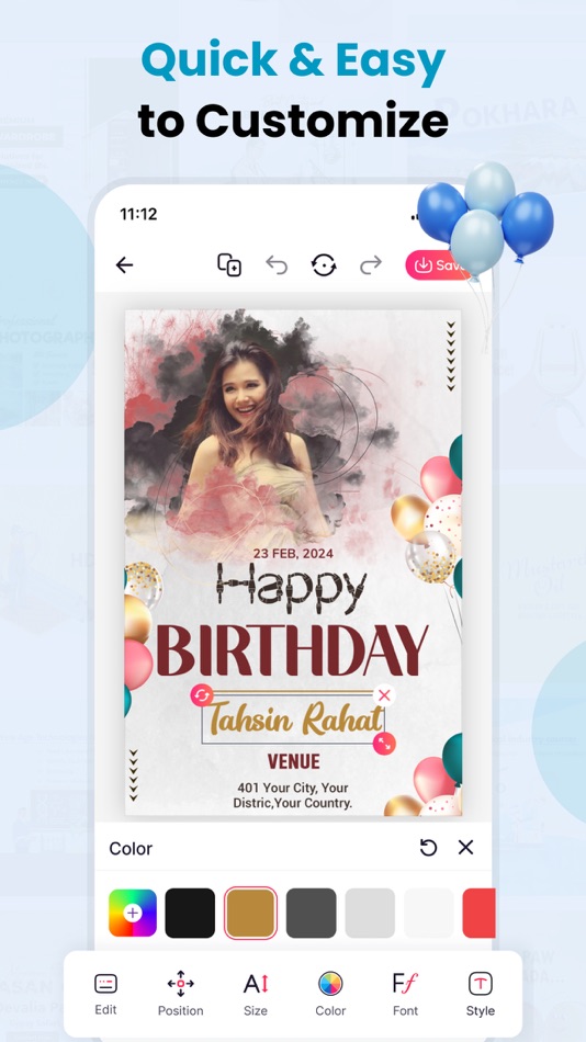 #4. Invitation Maker & Card Maker (iOS) 게시자: Ajaykumar Baldha
