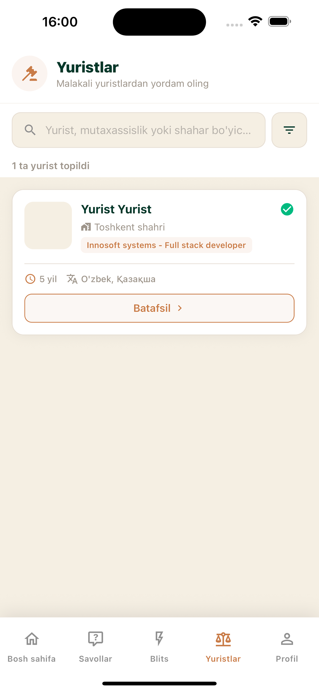 My Yurist