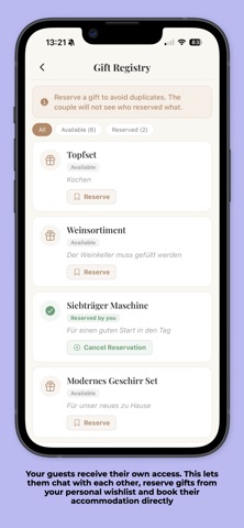 The Wedding Planner Pro iPhone screenshot
