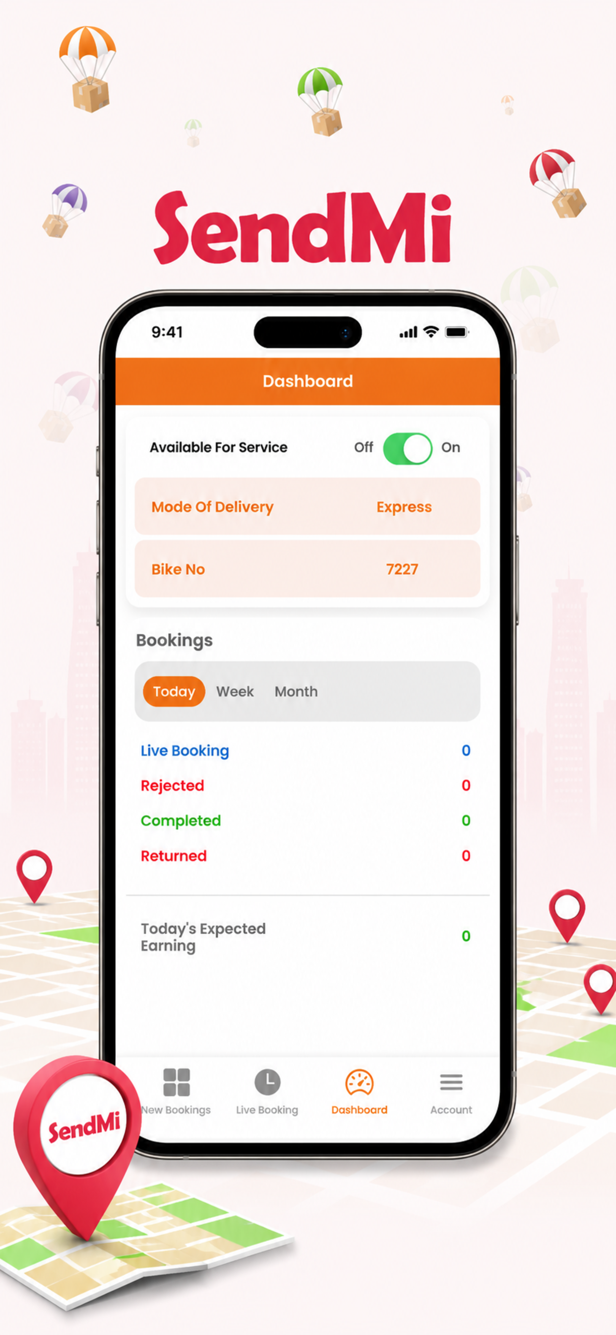 SendMi Rider screenshot 6