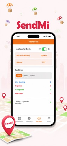 SendMi Rider screenshot