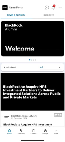 BlackRock Alumni Network Screenshot 2 of 3