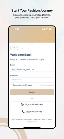 FASH – Fashion Marketplace screenshot