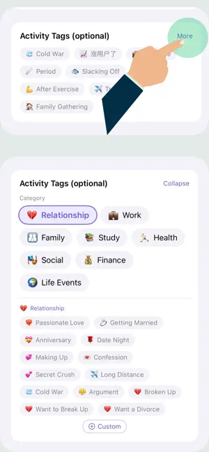 Mood Cat: Mood Tracker & Diary screenshot 2