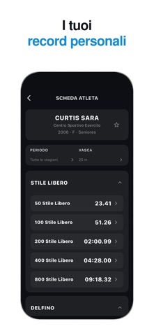 Swim Trace: l'app per il nuoto screenshot 1