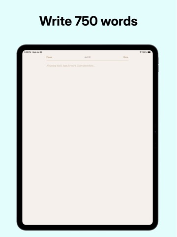 Daily Pages - Morning Journal iPad screenshot