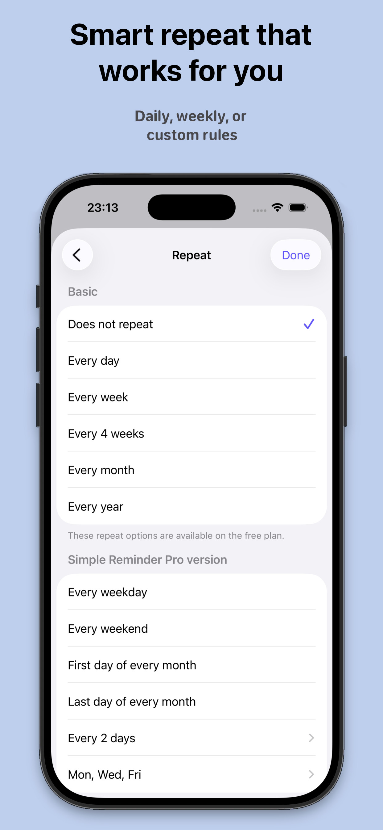Simple Reminder: Tasks